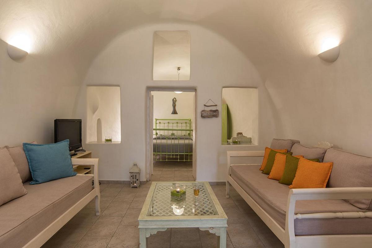 Blue Dolphins Apartments Firostefani Luaran gambar