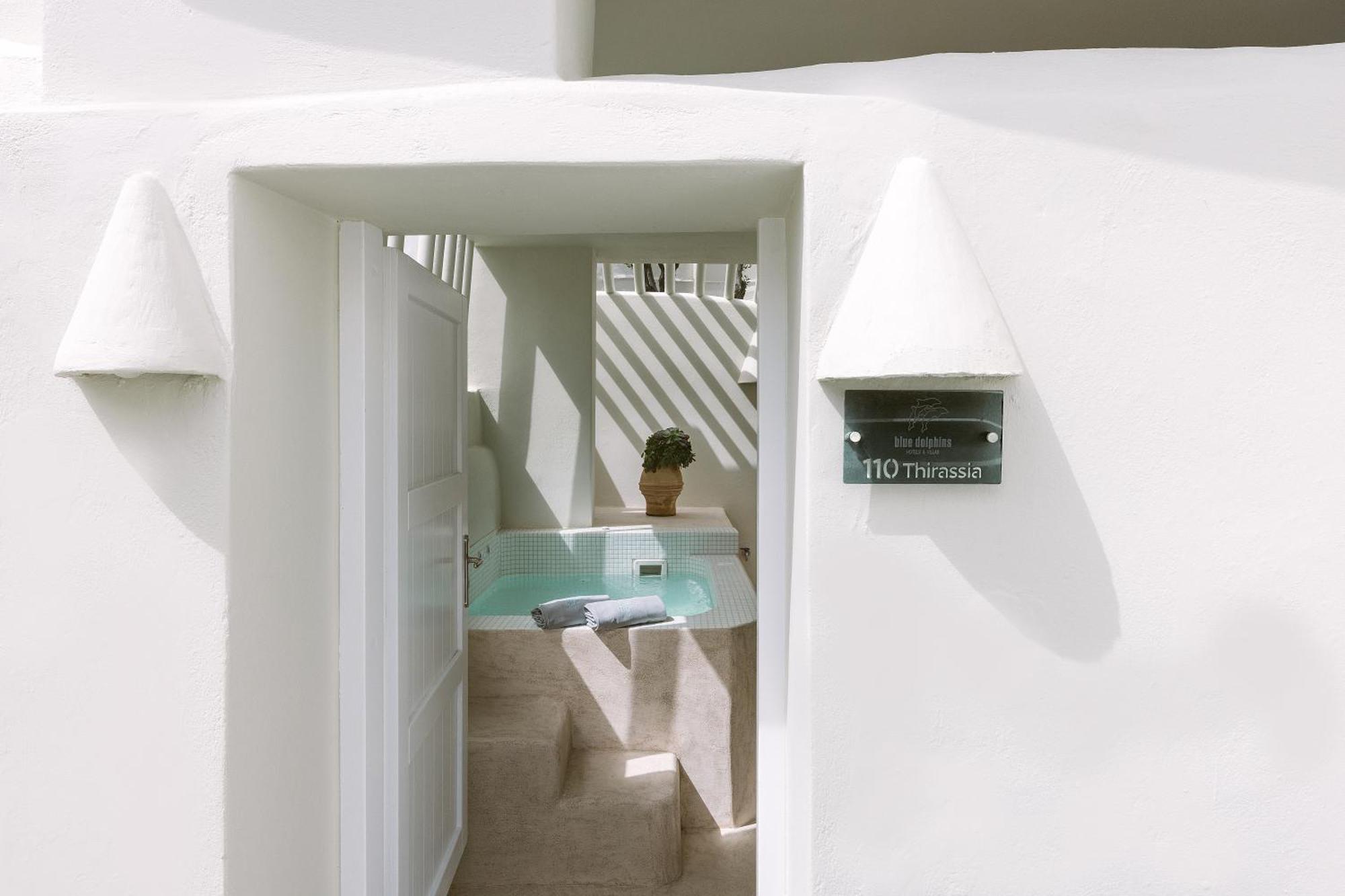 Blue Dolphins Apartments Firostefani Luaran gambar